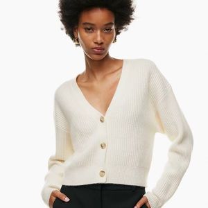 Aritzia - Babaton Luxe Cashmere Cardigan in Birch